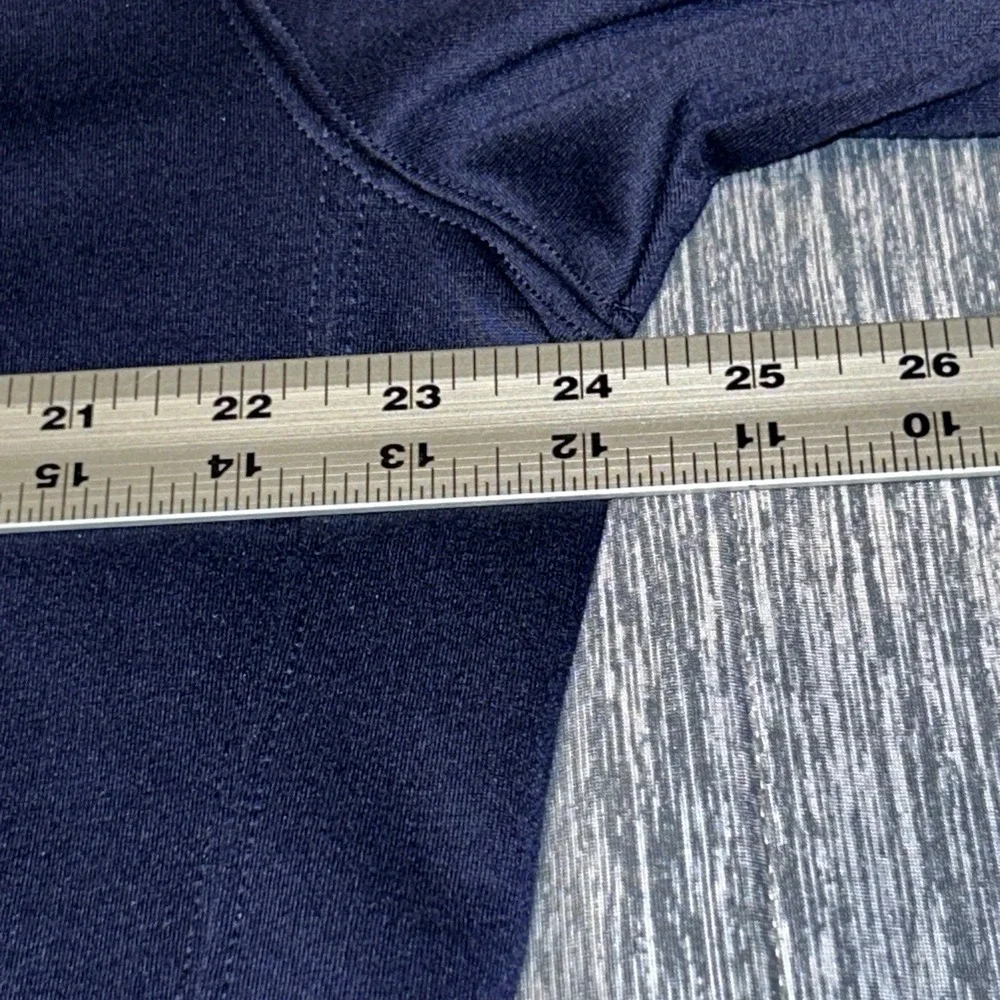 FILA Pullover Drawstring Hoddie Navy Blue Men's Large